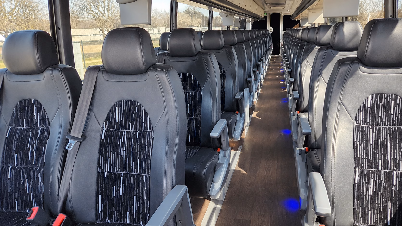 gainesville long distance transportation onboard seating