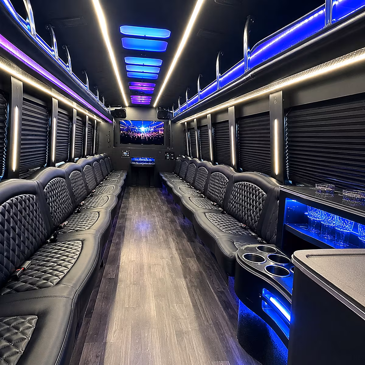 gainesville party bus rentals inside