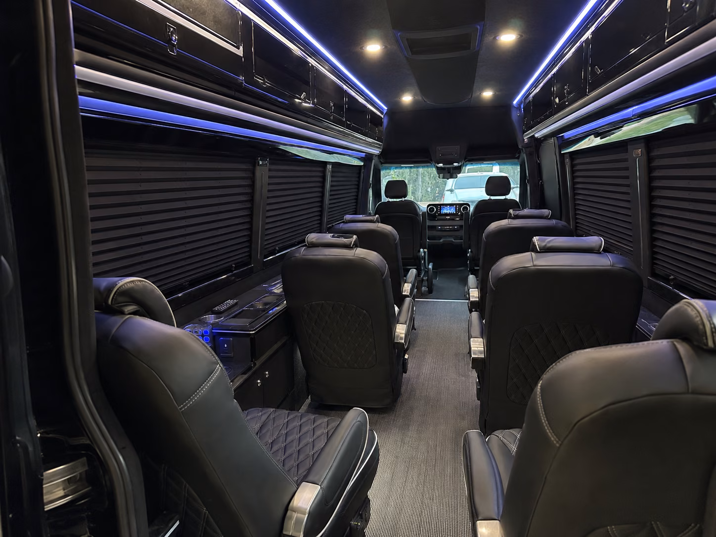 gainesville wedding transportation onboard seating