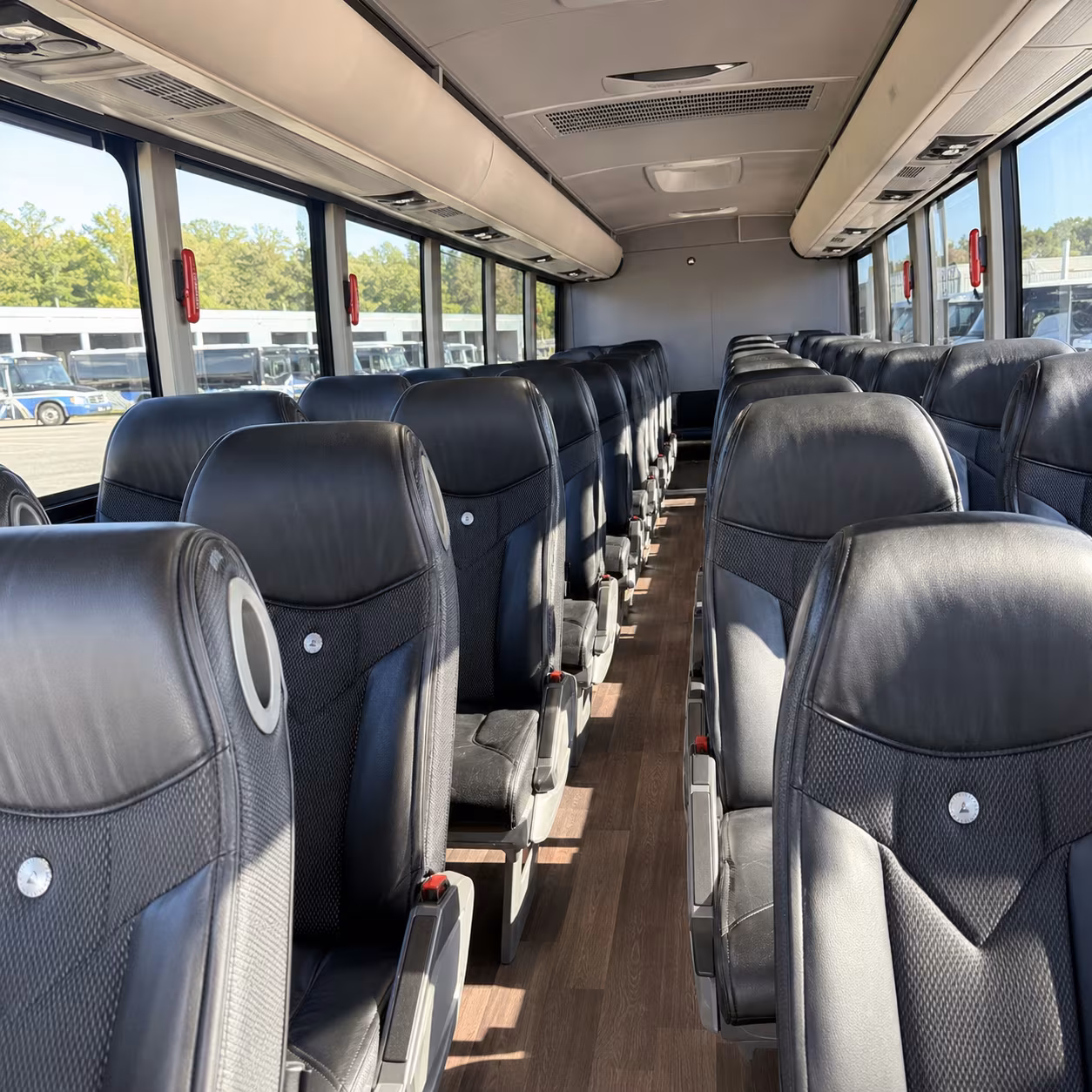 ocoee charter bus rental interior