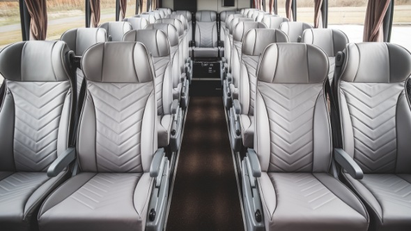 50 passenger charter bus interior