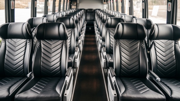 54 passenger charter bus inside apopka