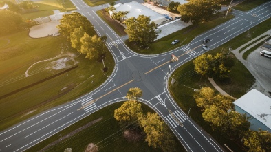 clarke road and ad mims road intersection