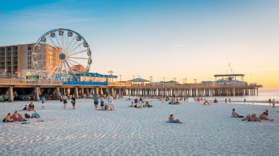 daytona beach boardwalk and pier