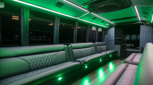 gainesville sprinter limo rental interior